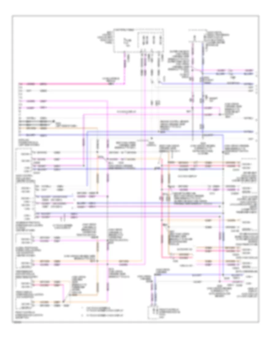 Computer Data Lines Wiring Diagram 1 of 2 for Ford F 150 FX2 2013