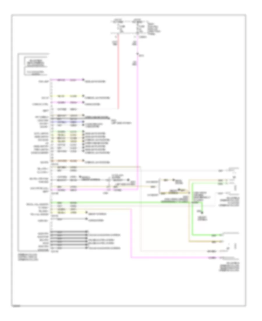 Power Steering Column Wiring Diagram for Ford F-150 FX2 2013