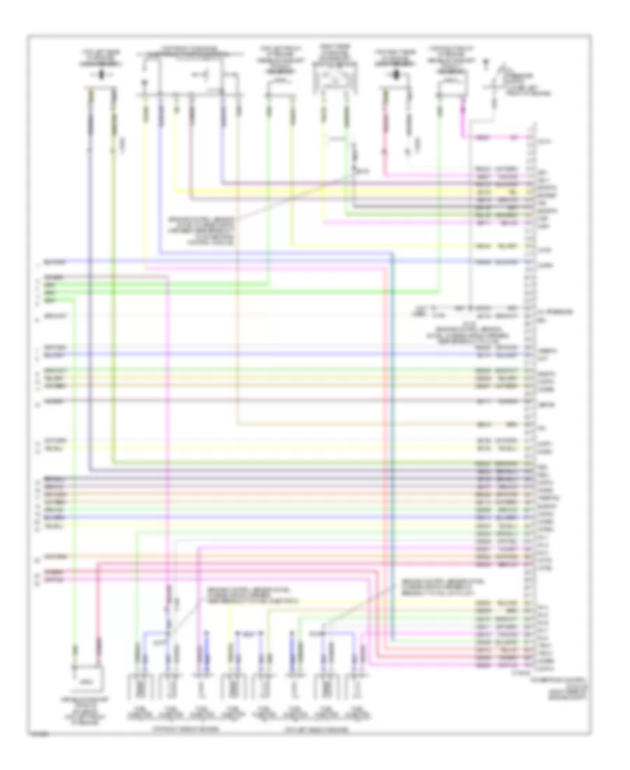 5.0L Flex Fuel, Engine Performance Wiring Diagram (6 of 6) for Ford F-150 FX2 2013