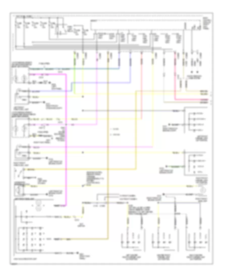 Exterior Lamps Wiring Diagram (1 of 2) for Ford F-150 FX2 2013