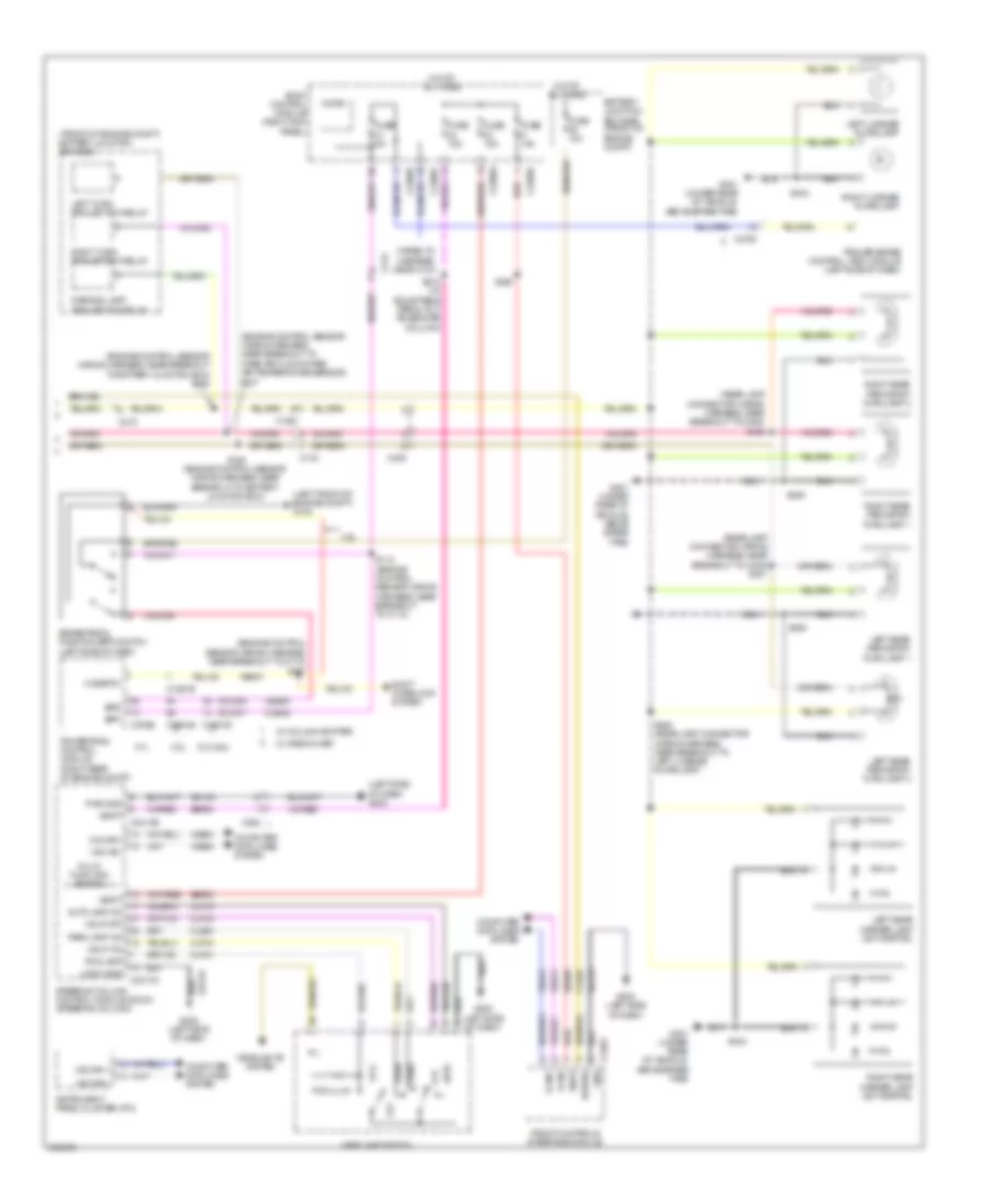 Exterior Lamps Wiring Diagram 2 of 2 for Ford F 150 FX2 2013