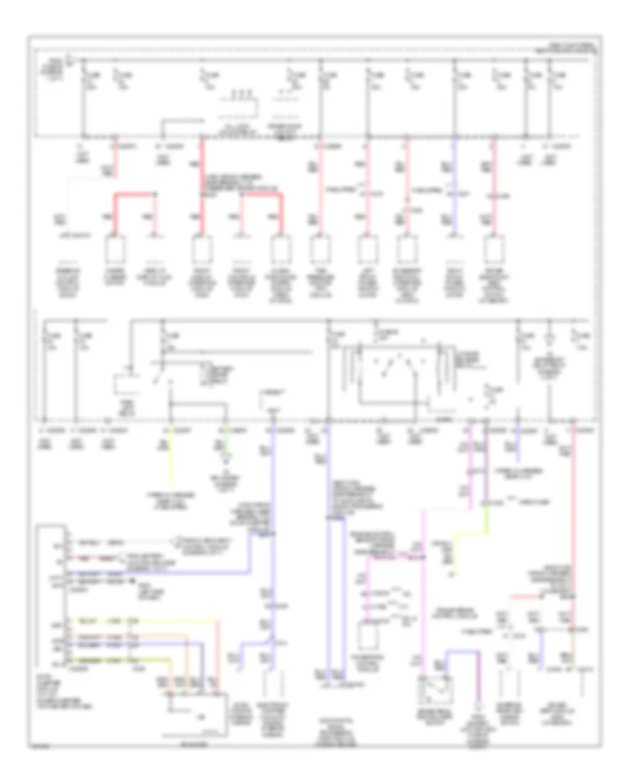 Power Distribution Wiring Diagram (3 of 7) for Ford F-150 FX2 2013