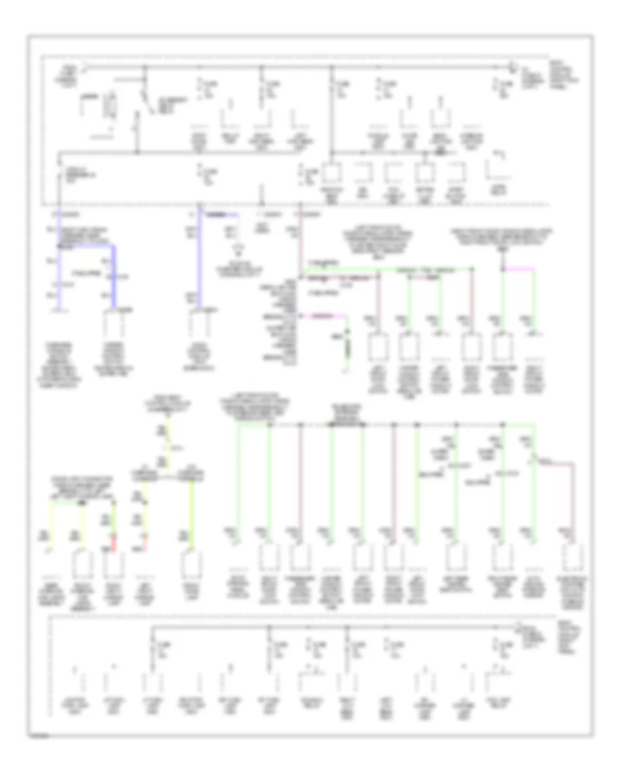 Power Distribution Wiring Diagram (4 of 7) for Ford F-150 FX2 2013