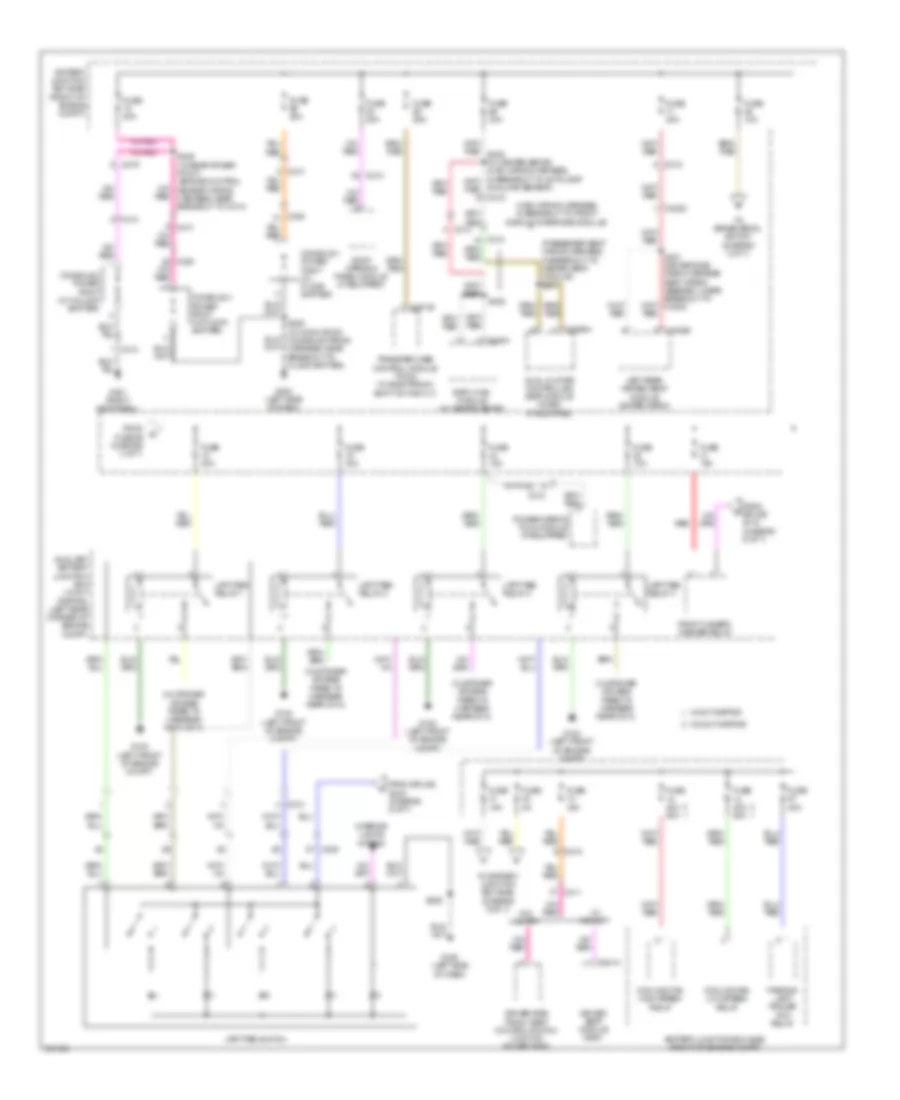 Power Distribution Wiring Diagram (5 of 7) for Ford F-150 FX2 2013