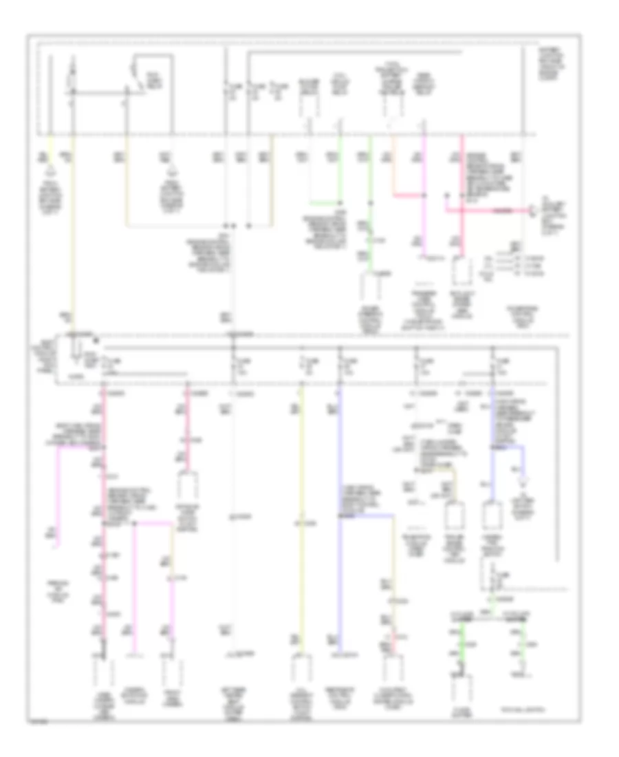 Power Distribution Wiring Diagram (6 of 7) for Ford F-150 FX2 2013