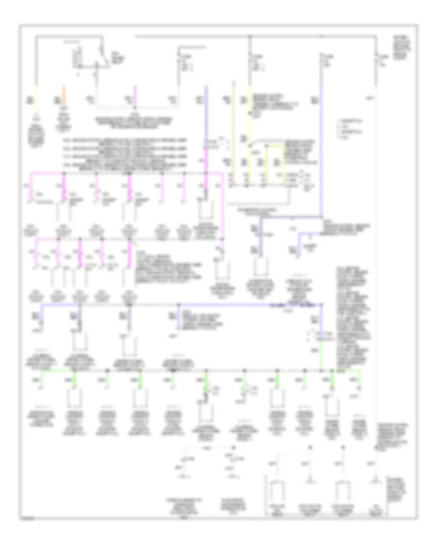 Power Distribution Wiring Diagram 7 of 7 for Ford F 150 FX2 2013