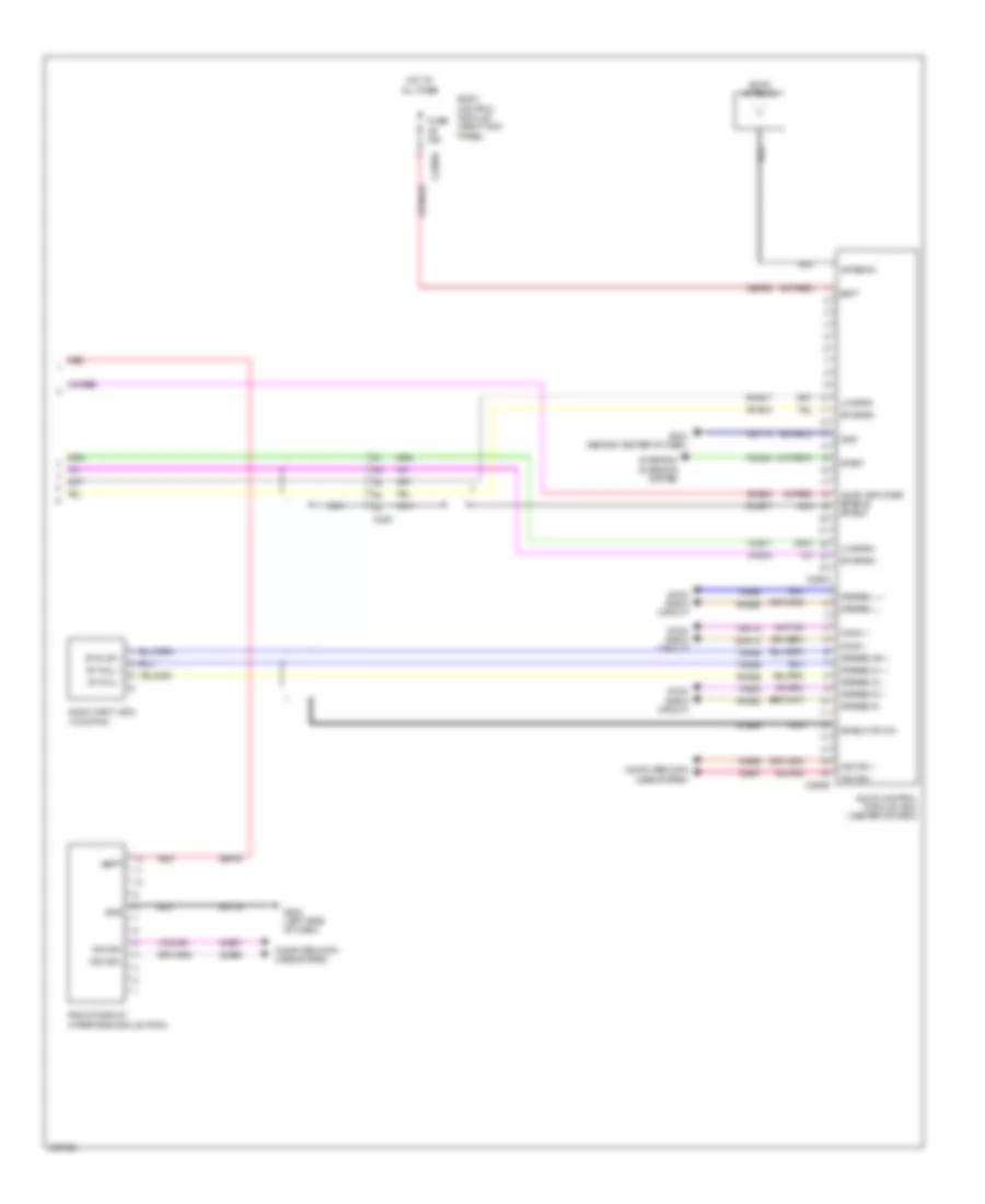 Radio Wiring Diagram, with Sony  without HMI (3 of 3) for Ford F-150 FX2 2013