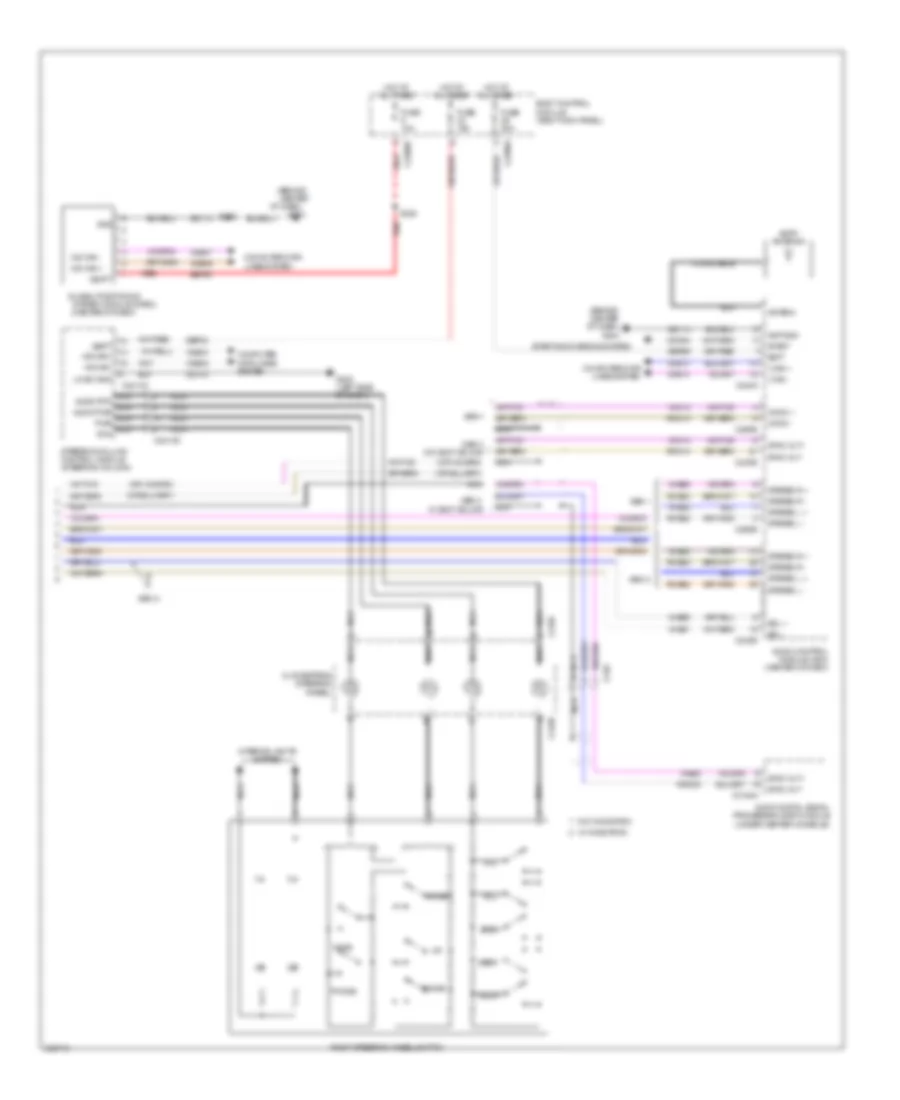 SYNC Radio Wiring Diagram (2 of 2) for Ford F-150 FX2 2013