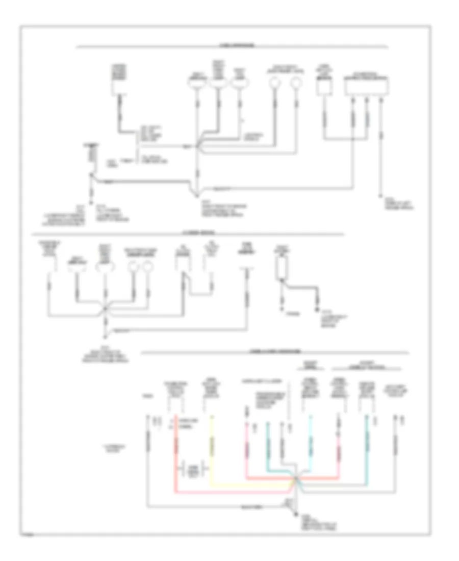 Ground Distribution Wiring Diagram 1 of 4 for Ford Pickup F150 1995