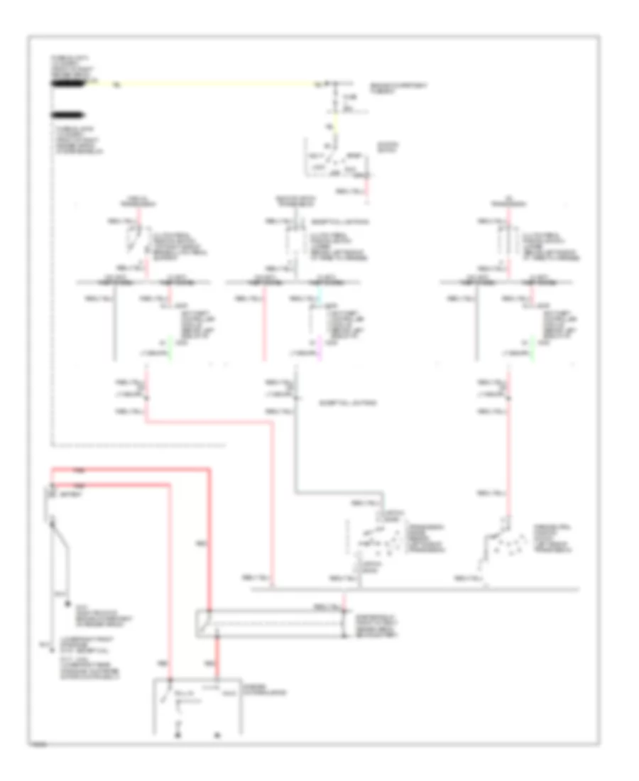 5.8L, Starting Wiring Diagram for Ford Pickup F150 1995