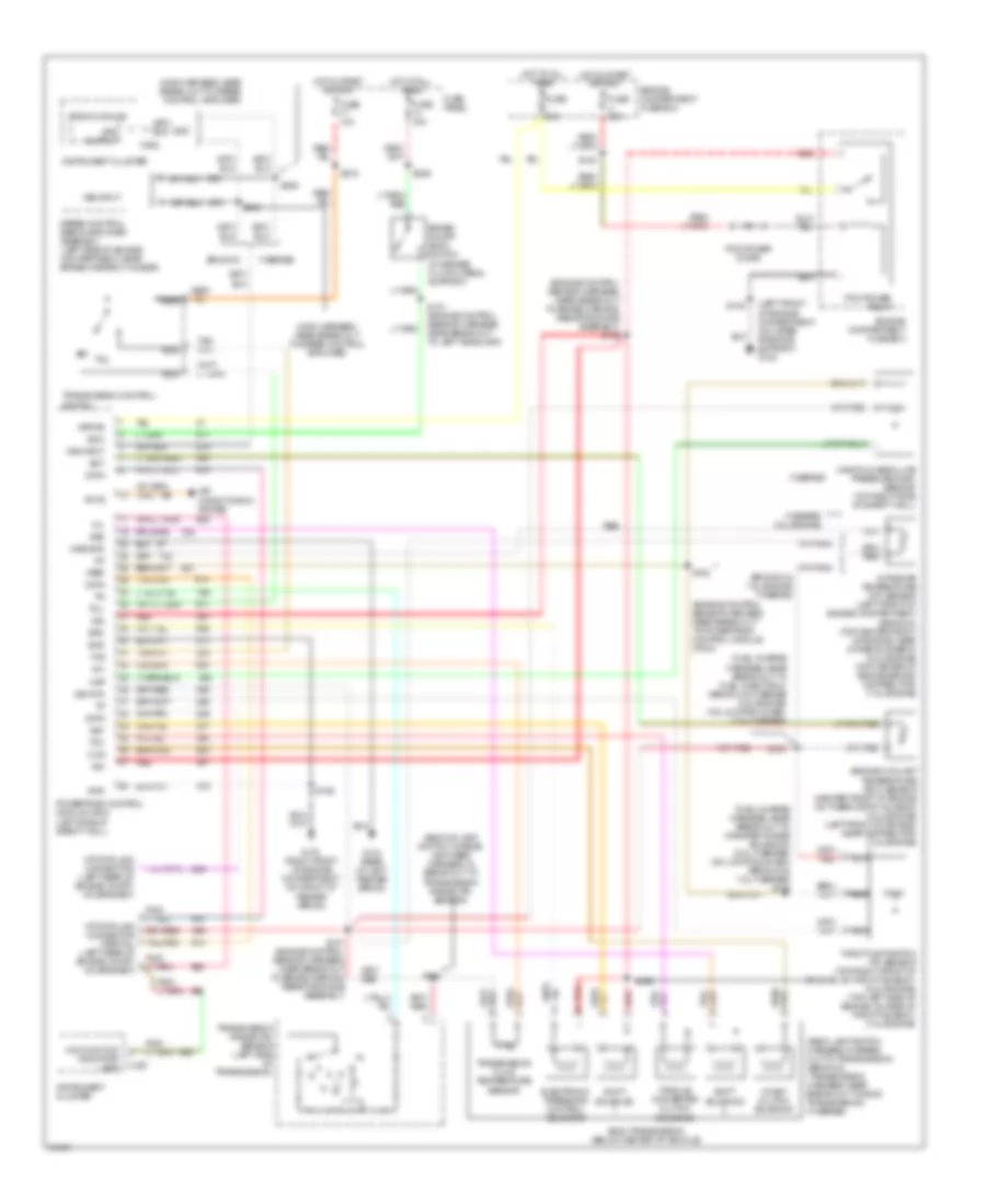 7 5L Transmission Wiring Diagram for Ford Pickup F150 1995