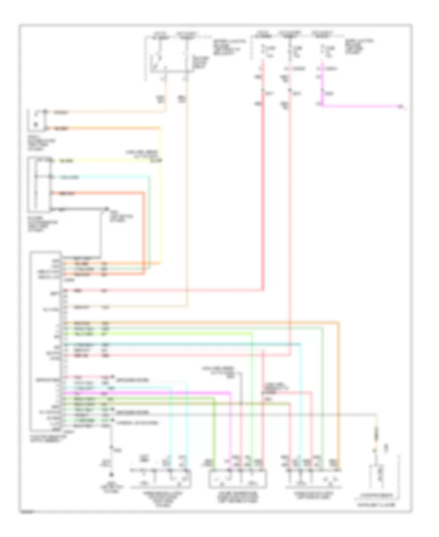 Manual AC Wiring Diagram (1 of 2) for Ford Five Hundred Limited 2005
