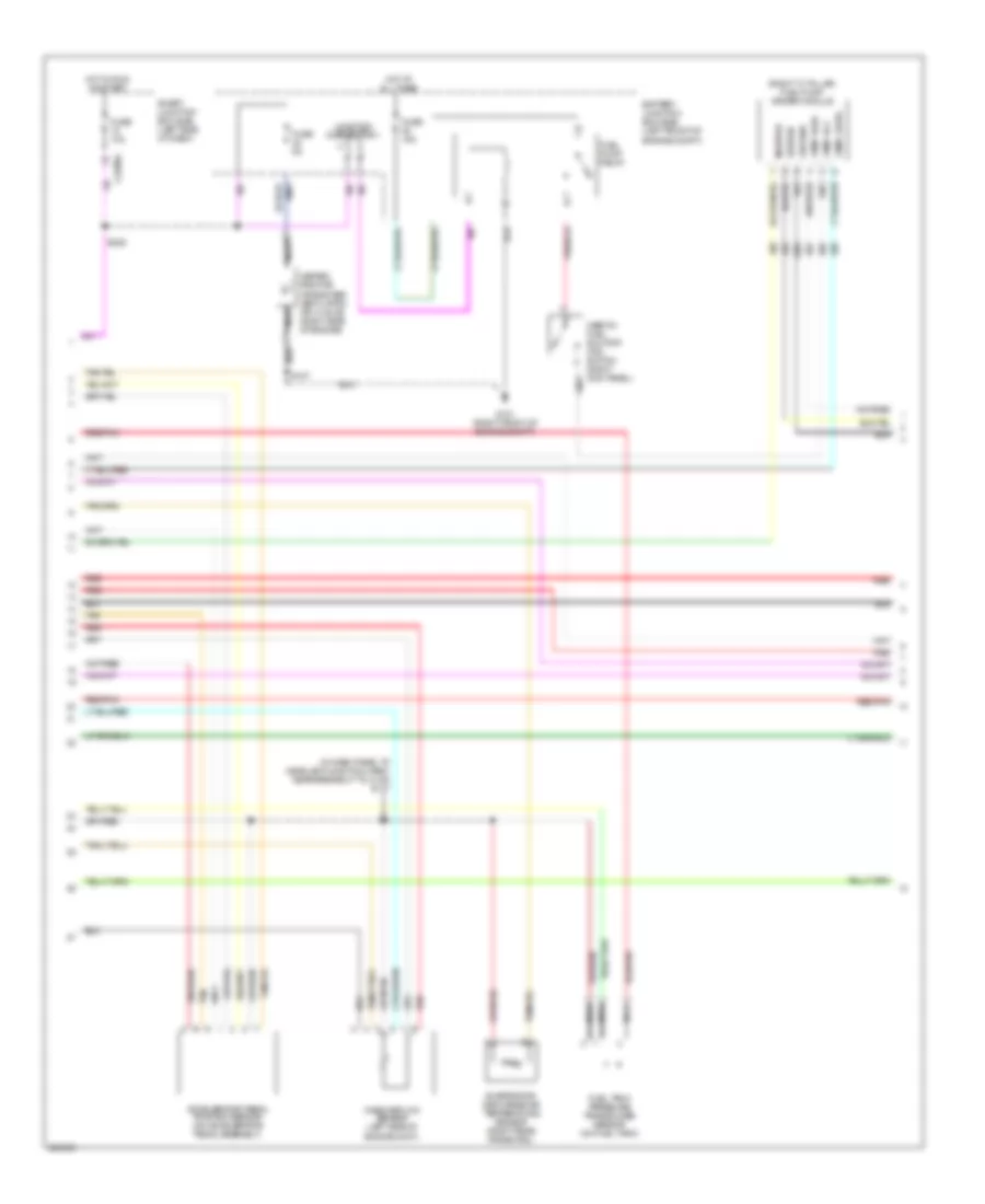 3.0L, Engine Performance Wiring Diagram (2 of 6) for Ford Five Hundred Limited 2005