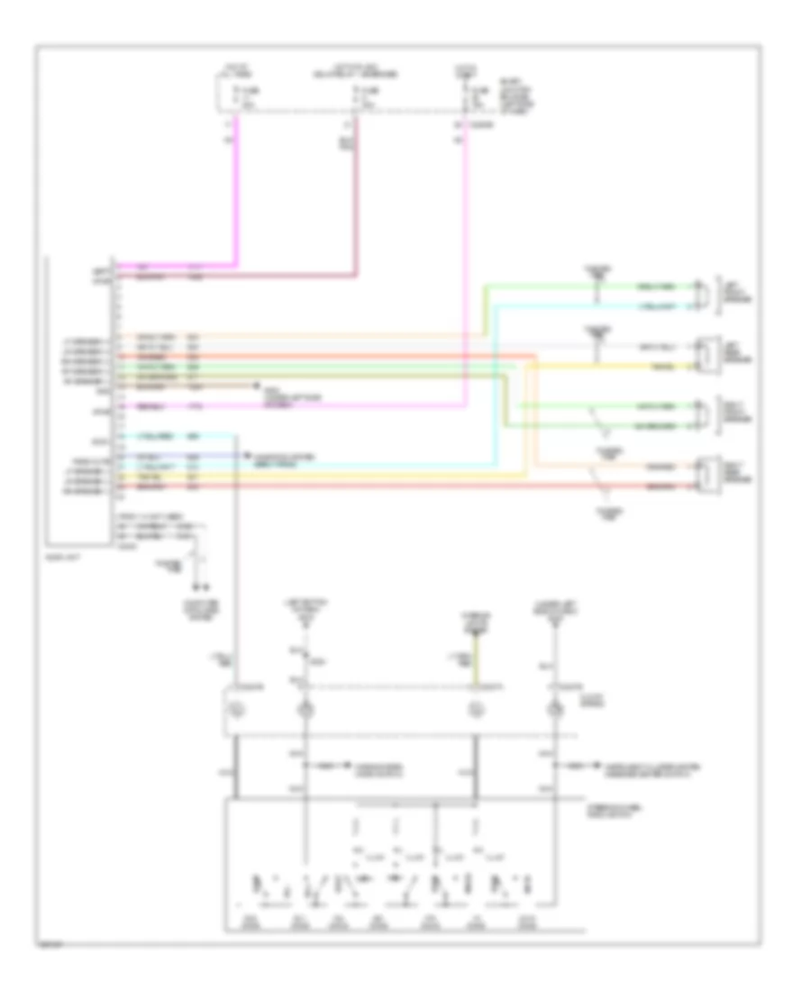 Base Radio Wiring Diagram for Ford Five Hundred Limited 2005