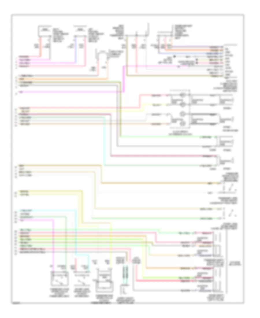 Supplemental Restraints Wiring Diagram (2 of 2) for Ford Five Hundred Limited 2005