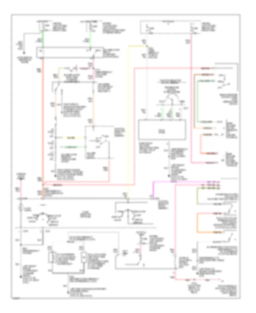 Manual AC Wiring Diagram for Ford Explorer 2001