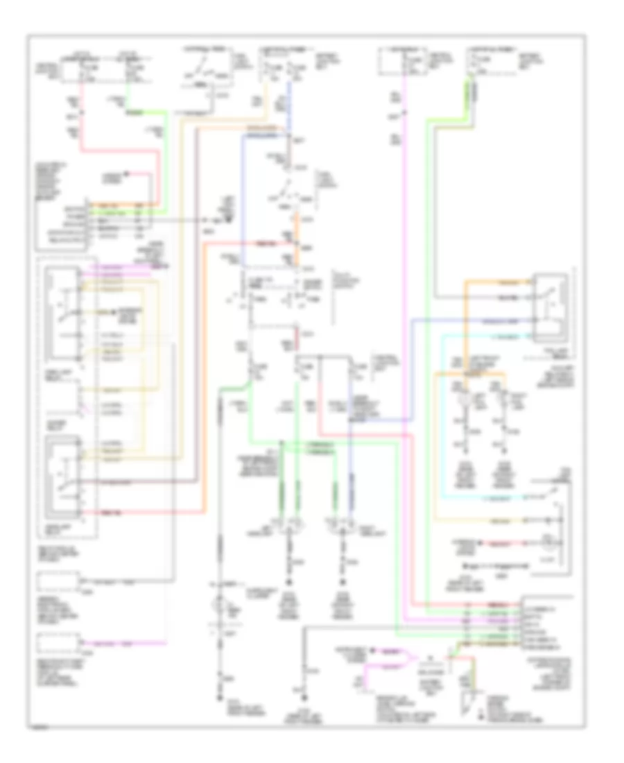 Autolamps Wiring Diagram for Ford Explorer 2001