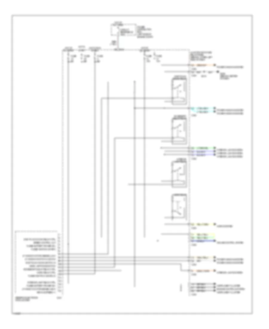 Body Control Modules Wiring Diagram 1 of 2 for Ford F550 Super Duty 1999