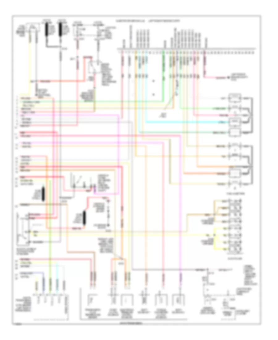 7.3L DI Turbo Diesel, Engine Performance Wiring Diagram (3 of 3) for Ford F550 Super Duty 1999