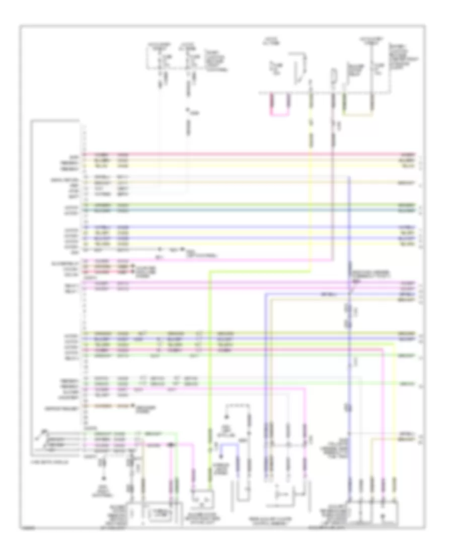 Manual AC Wiring Diagram, with Auxiliary Climate Control (1 of 4) for Ford Expedition Limited 2014