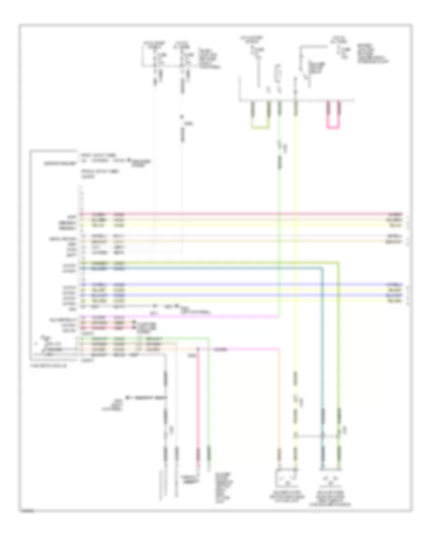 Manual AC Wiring Diagram, without Auxiliary Climate Control (1 of 3) for Ford Expedition Limited 2014