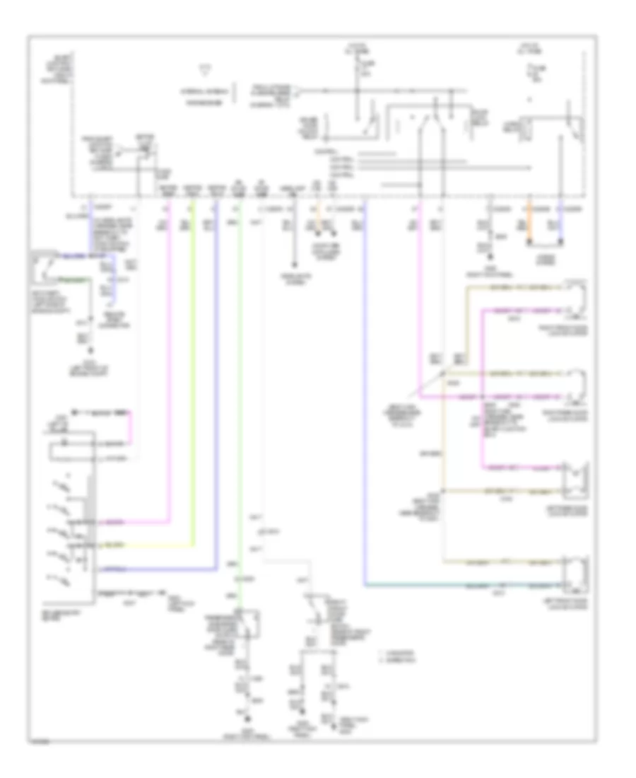 Forced Entry Wiring Diagram (2 of 2) for Ford Expedition Limited 2014