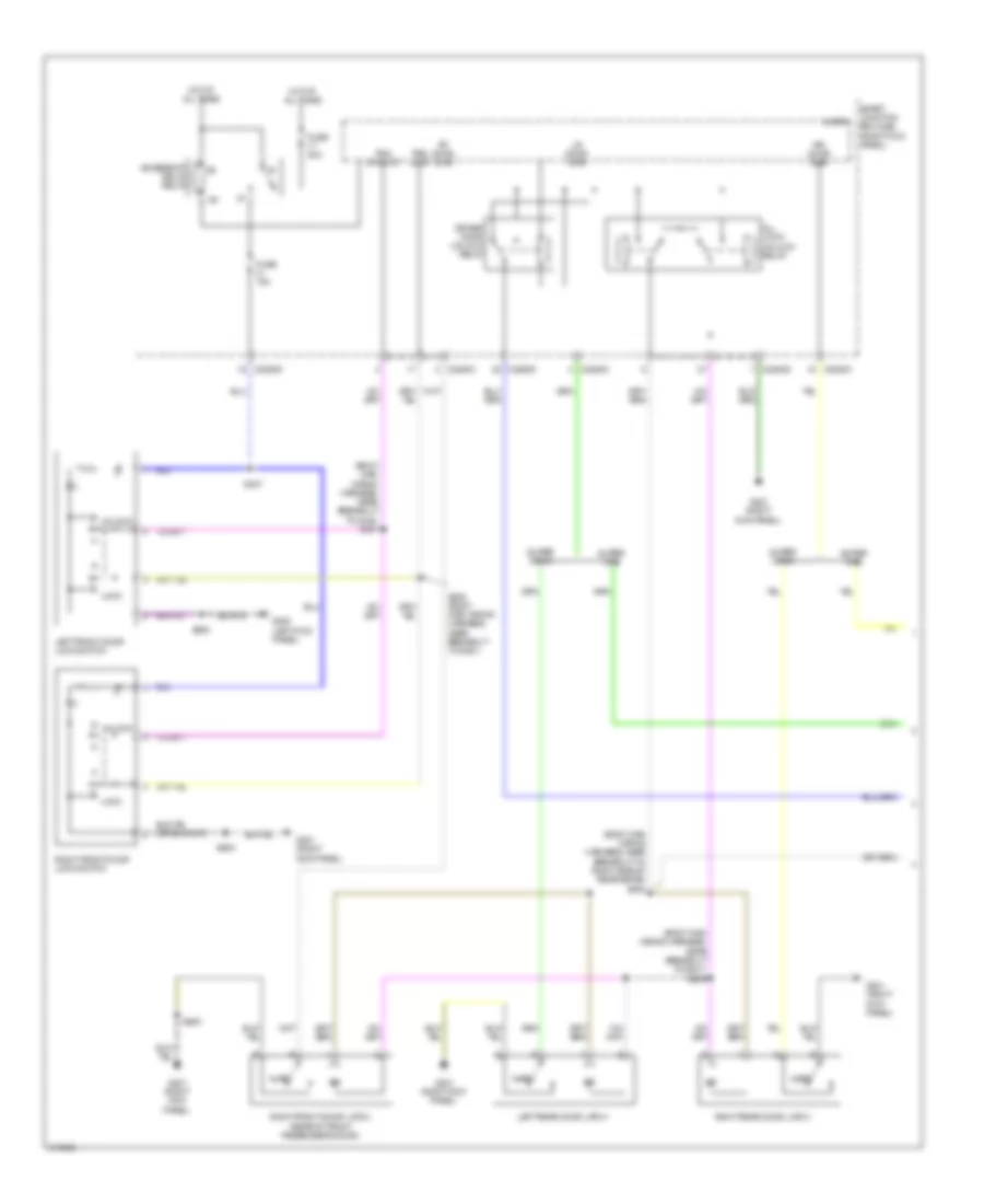 Forced Entry Wiring Diagram 1 of 2 for Ford Pickup F150 2010
