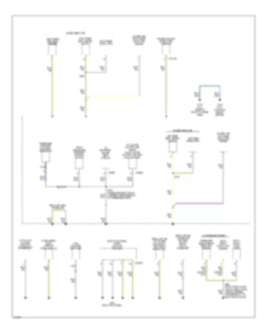 Ground Distribution Wiring Diagram 4 of 5 for Ford Pickup F150 2010
