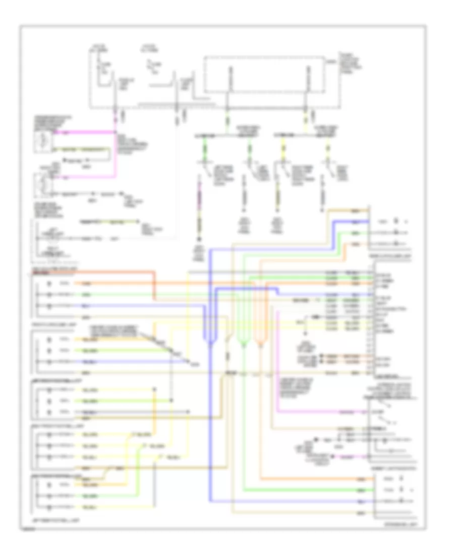 Courtesy Lamps Wiring Diagram 2 of 2 for Ford Pickup F150 2010