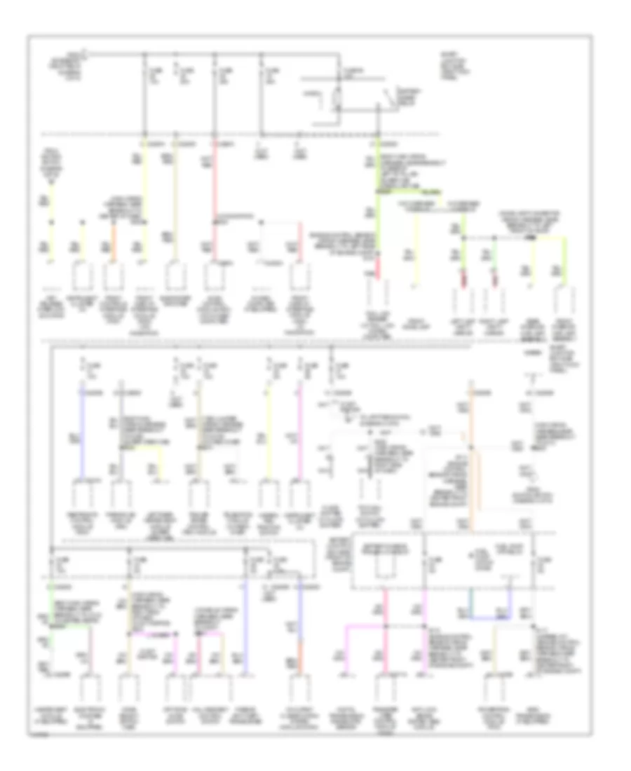 Power Distribution Wiring Diagram 4 of 5 for Ford Pickup F150 2010