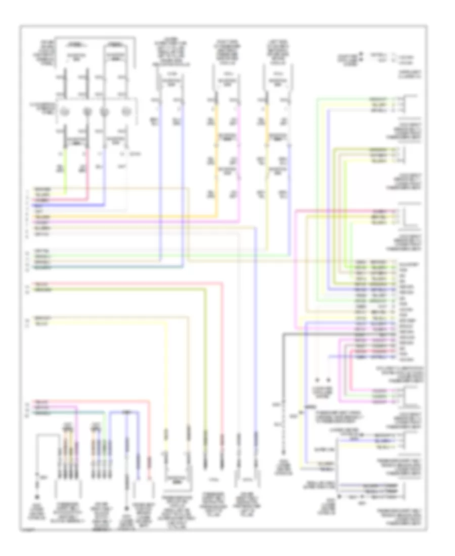 Supplemental Restraints Wiring Diagram 2 of 2 for Ford Pickup F150 2010