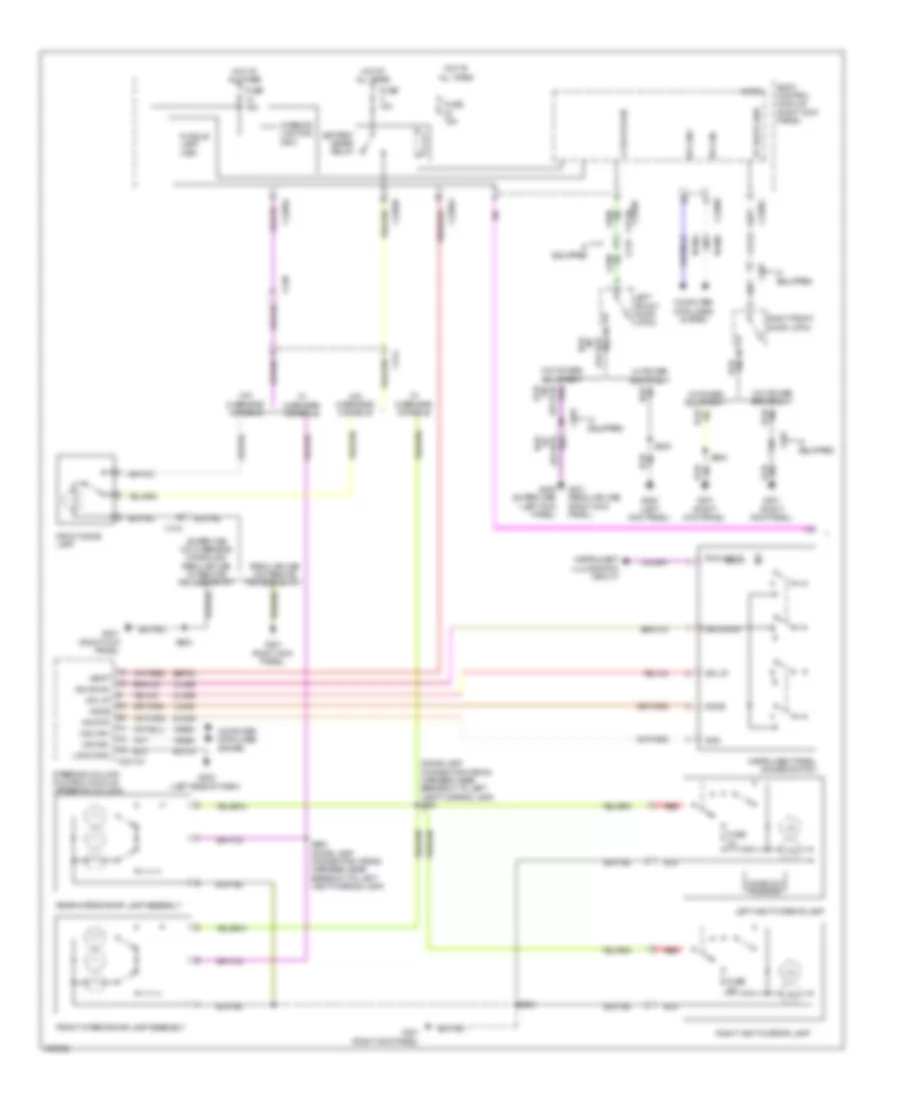 Courtesy Lamps Wiring Diagram 1 of 2 for Ford F 150 FX4 2013