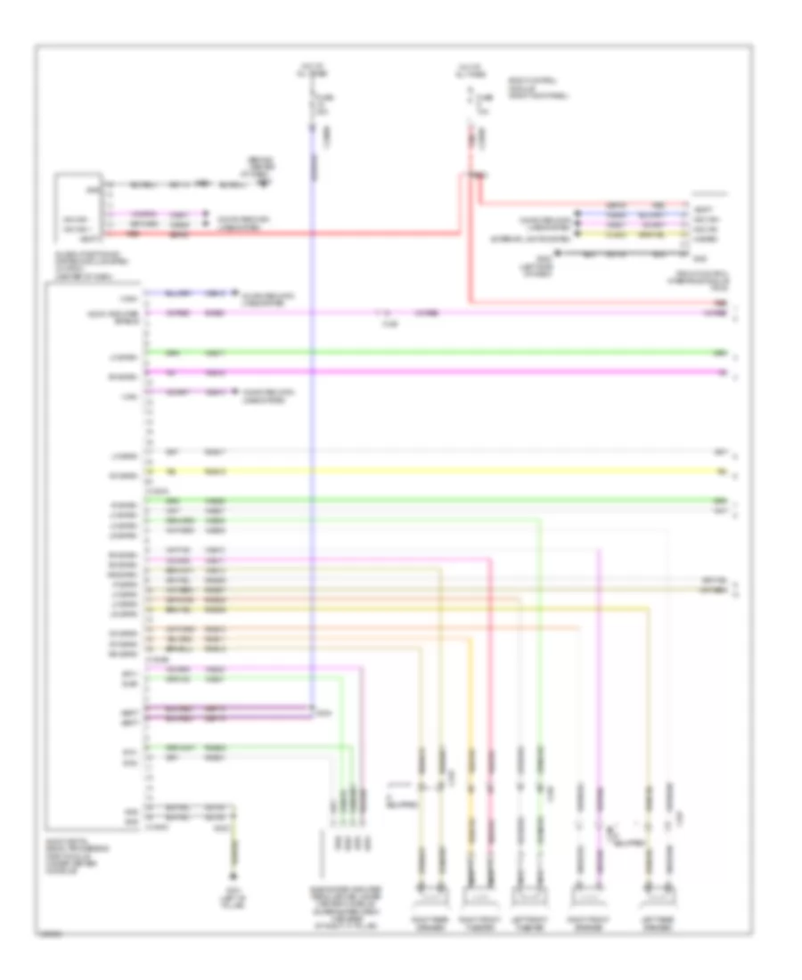 Navigation Wiring Diagram, with HMI (1 of 3) for Ford F-150 FX4 2013