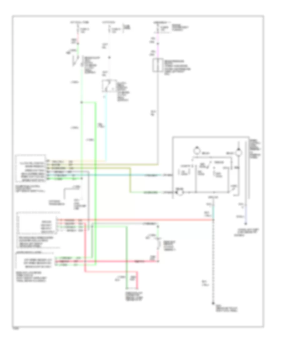 7.3L DI Turbo Diesel, Cruise Control Wiring Diagram for Ford Pickup F250 1995