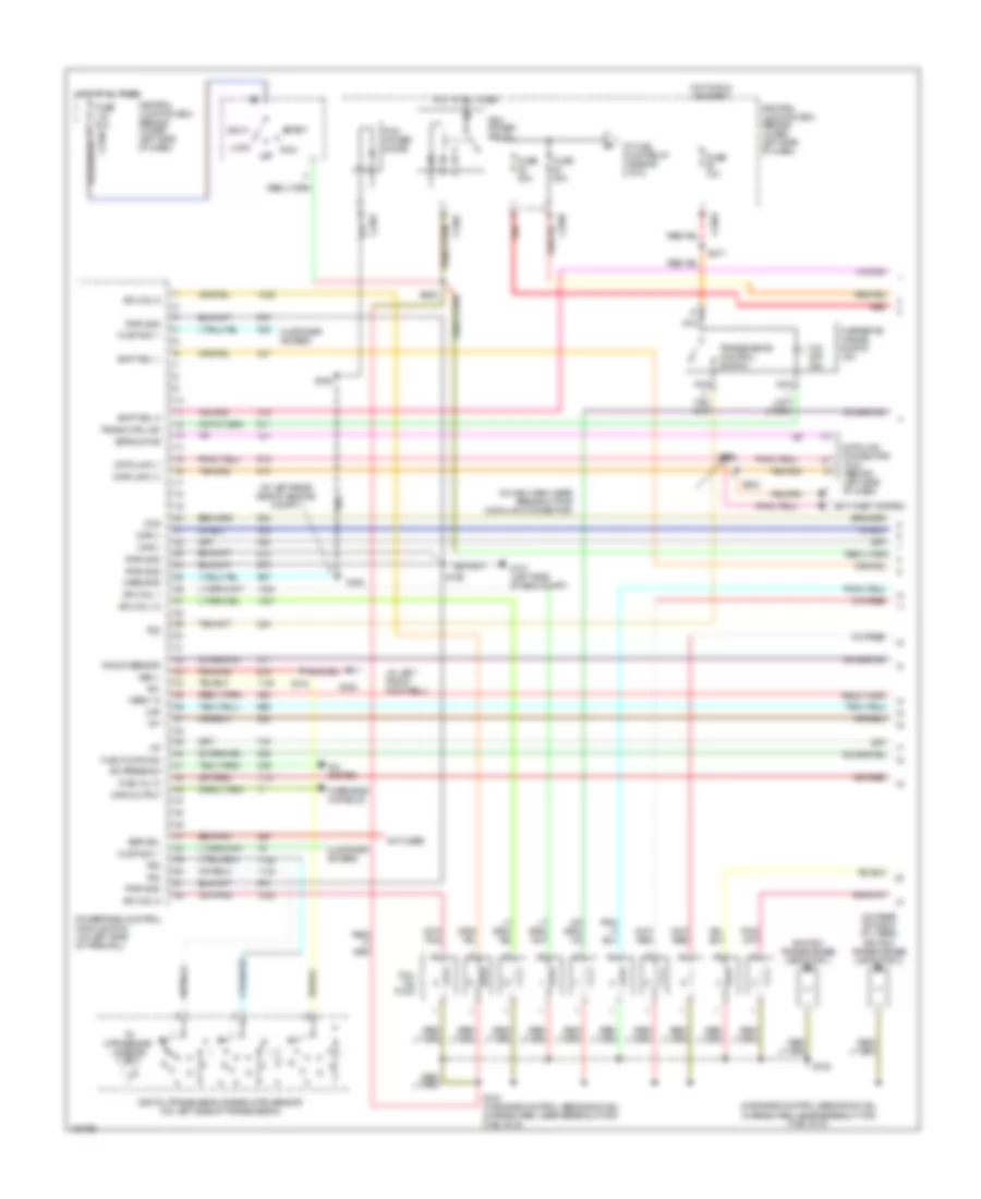 6.8L, Engine Performance Wiring Diagram (1 of 4) for Ford F450 Super Duty 2004