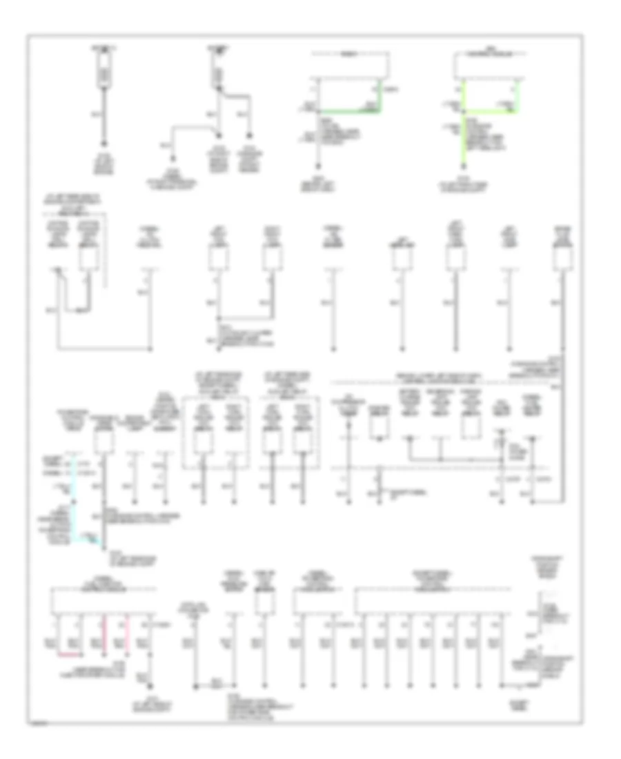 Ground Distribution Wiring Diagram 1 of 4 for Ford F450 Super Duty 2004