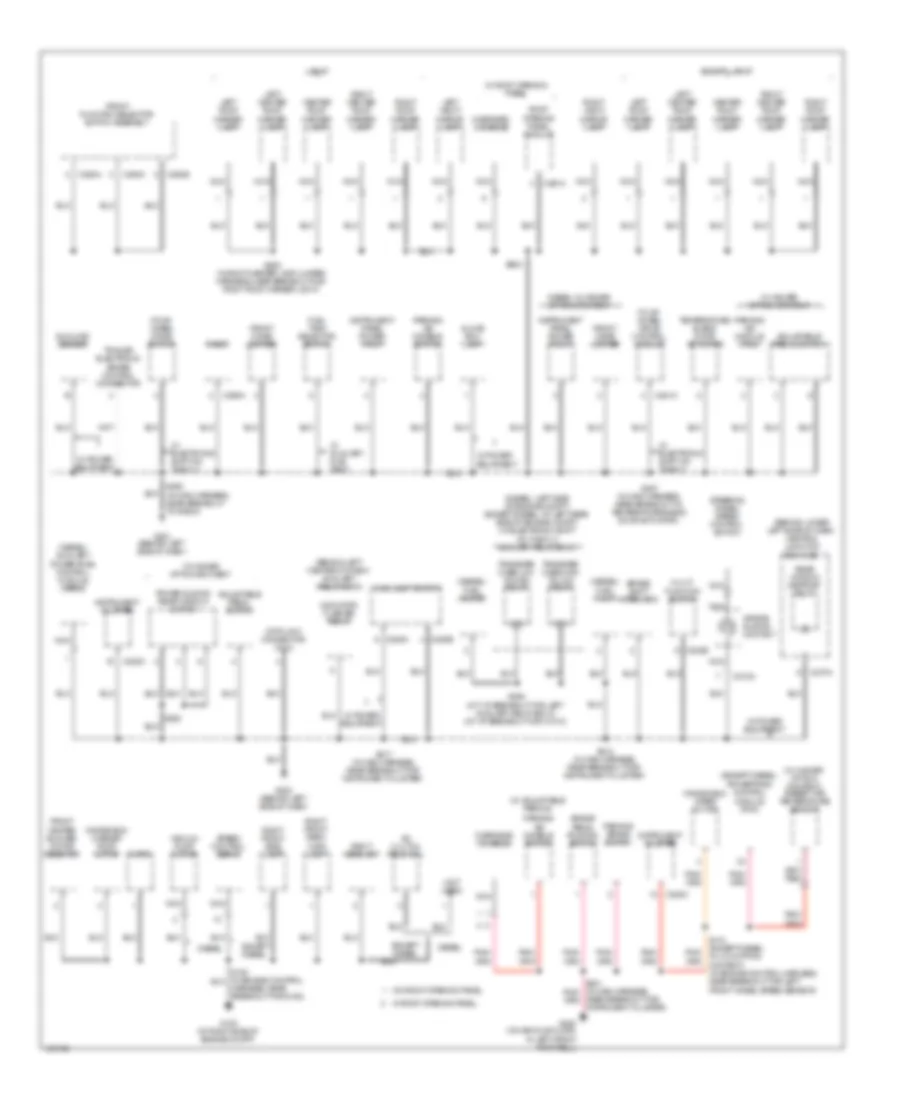 Ground Distribution Wiring Diagram 2 of 4 for Ford F450 Super Duty 2004