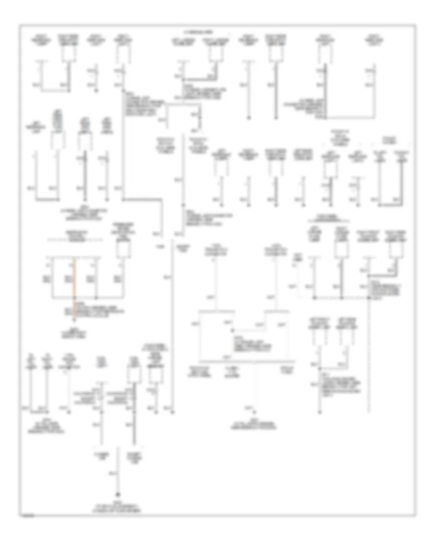 Ground Distribution Wiring Diagram 3 of 4 for Ford F450 Super Duty 2004