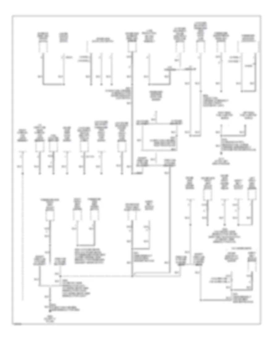 Ground Distribution Wiring Diagram 4 of 4 for Ford F450 Super Duty 2004
