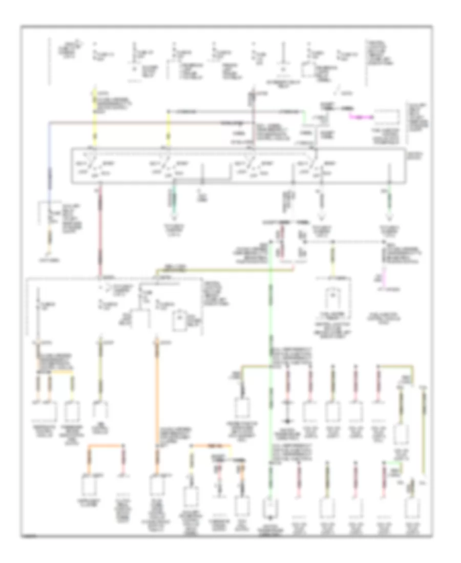 Power Distribution Wiring Diagram 3 of 4 for Ford F450 Super Duty 2004