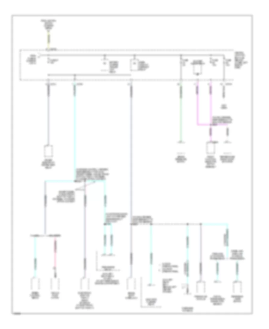 Power Distribution Wiring Diagram (4 of 4) for Ford F450 Super Duty 2004