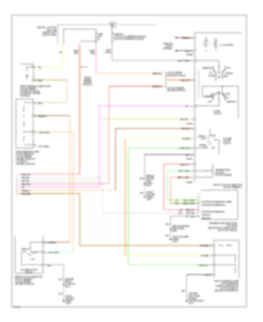 Manual AC Wiring Diagram (2 of 2) for Ford Explorer Sport 2001