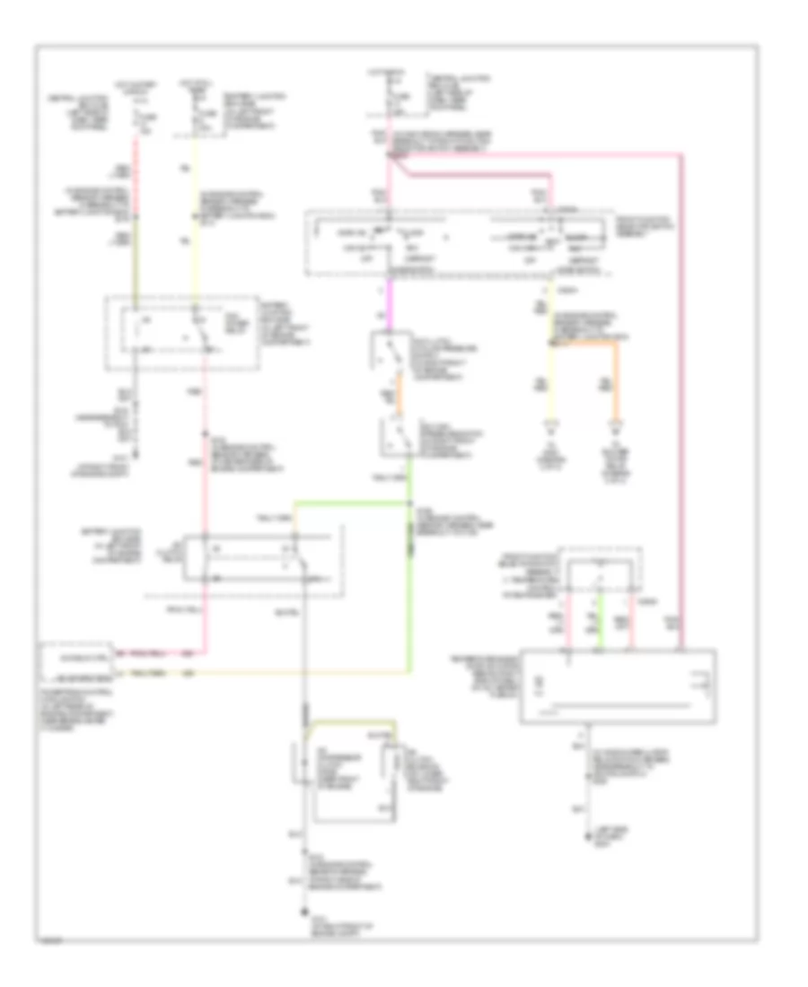 4.6L, Manual AC Wiring Diagram (1 of 2) for Ford Econoline E250 2003