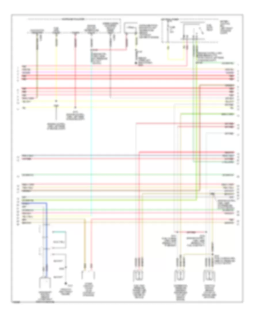 4.6L, Engine Performance Wiring Diagram (2 of 4) for Ford Econoline E250 2003