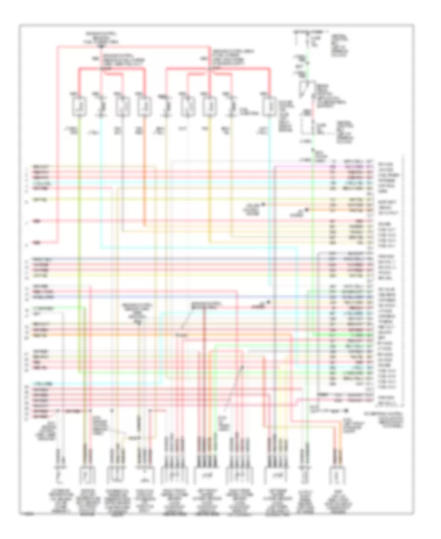 4.6L SOHC, Engine Performance Wiring Diagrams (3 of 3) for Ford Mustang 1999