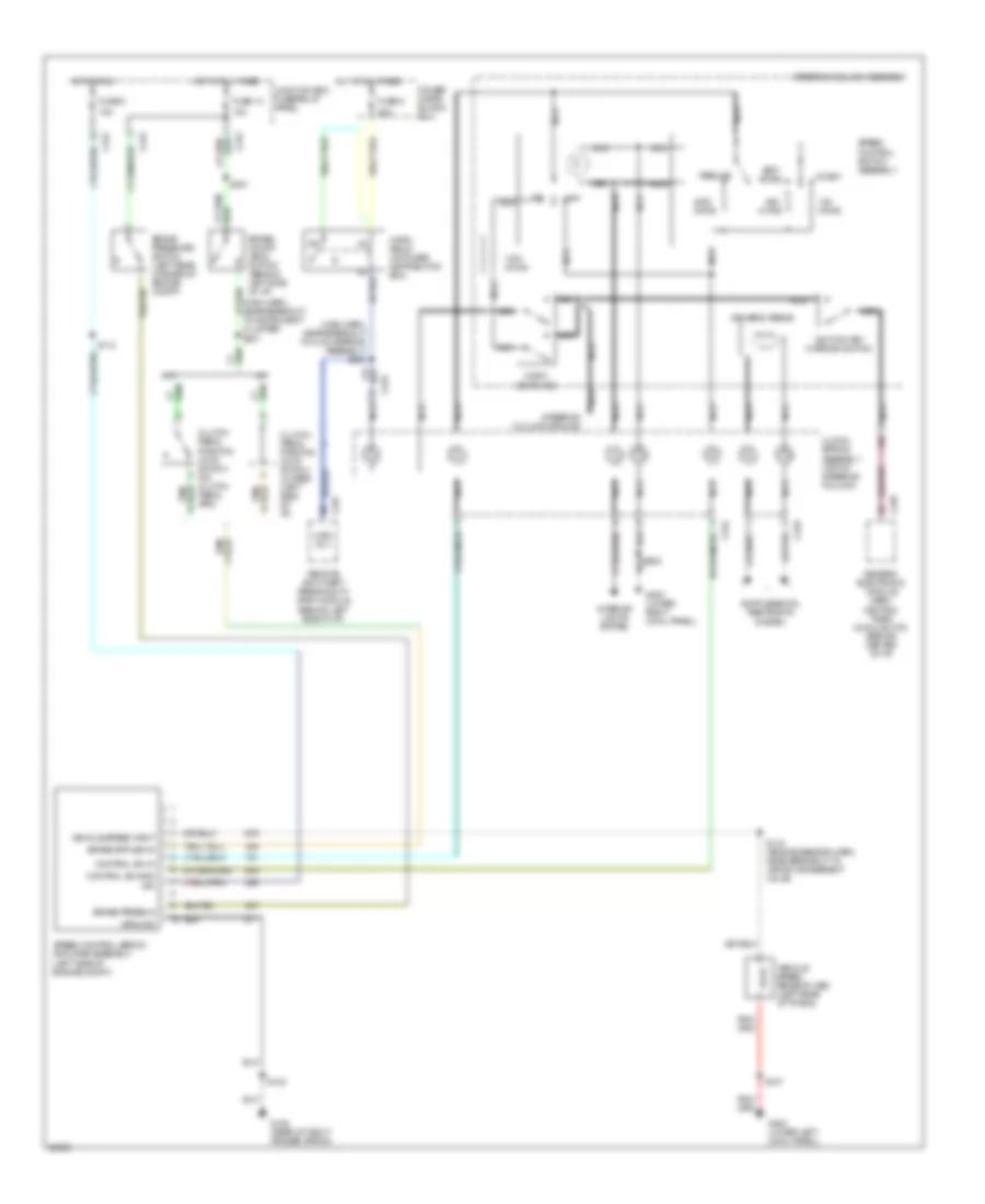 Cruise Control Wiring Diagram for Ford Pickup F150 1997