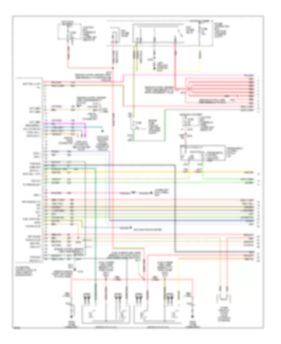 4.6L, Engine Performance Wiring Diagrams, Early Production (1 of 4) for Ford Pickup F150 1997