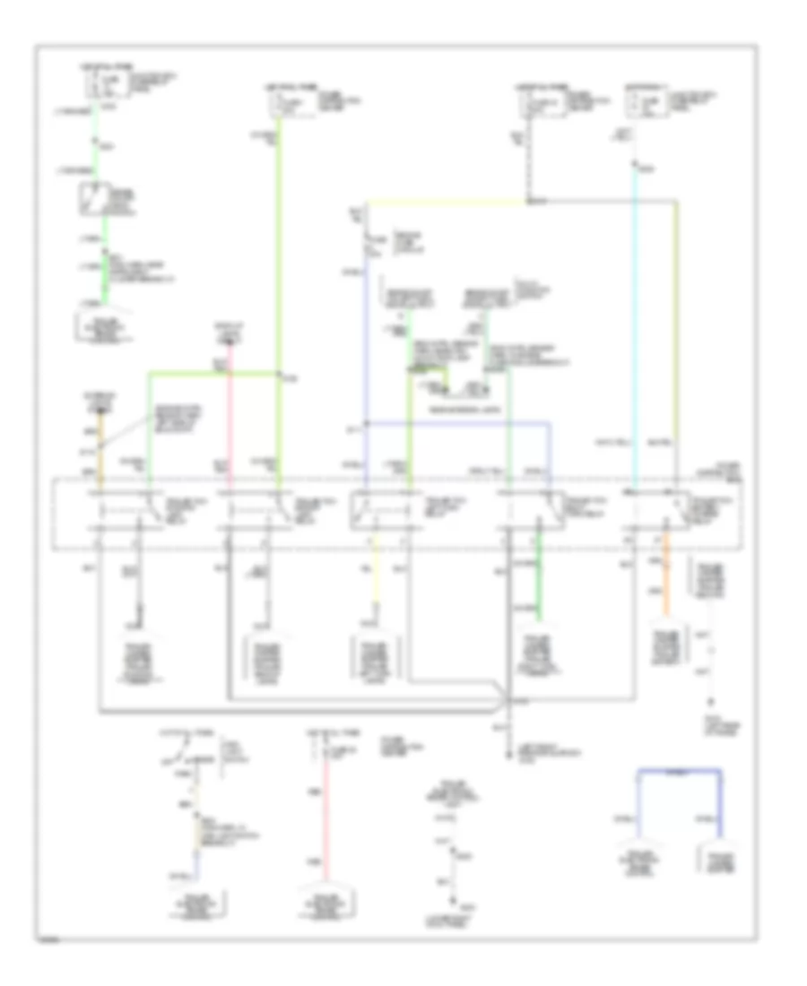 TrailerCamper Adapter Wiring Diagram for Ford Pickup F150 1997