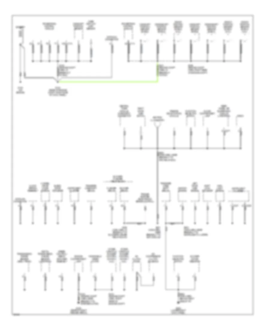 Ground Distribution Wiring Diagram 1 of 3 for Ford Pickup F150 1997