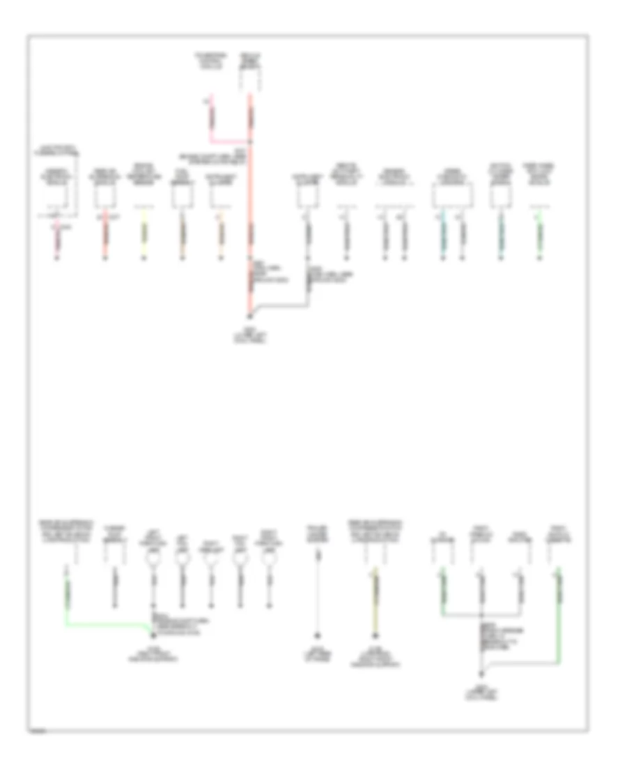 Ground Distribution Wiring Diagram (3 of 3) for Ford Pickup F150 1997